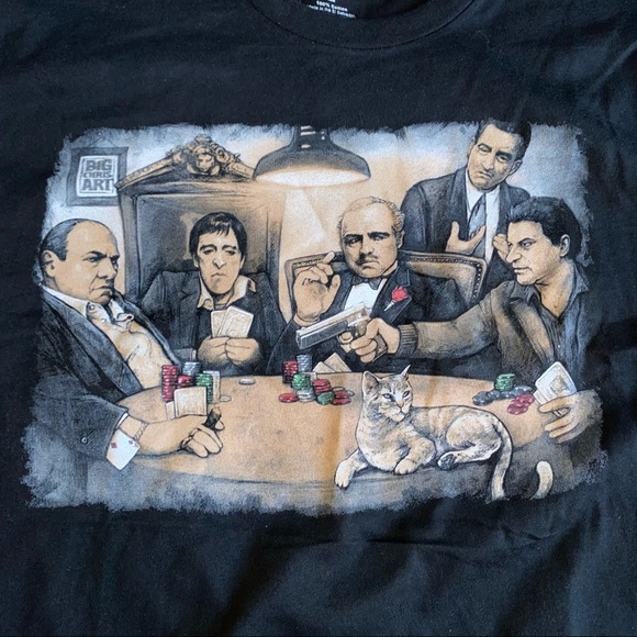 Gangsters Poker Game T-shirt New All Sizes - Picture 4 of 8